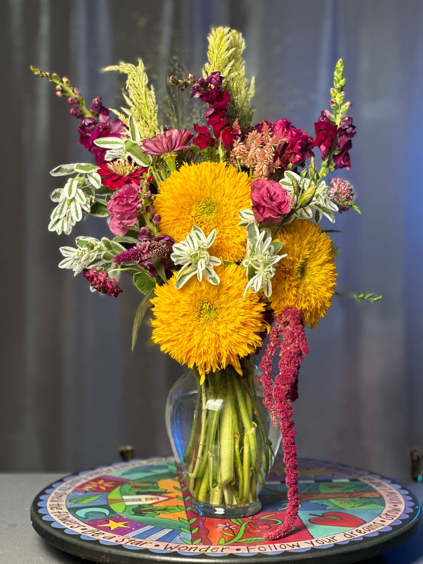 Spring through fall bouquet subscription