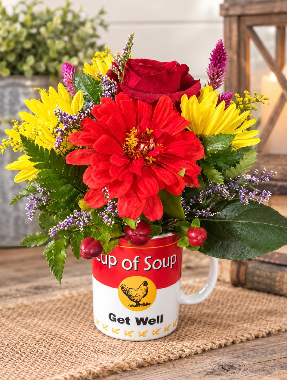 Get Well Mug Bouquet 🌼❤️
