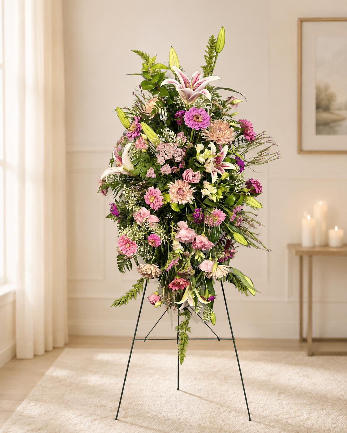 Graceful Remembrance Standing Spray
