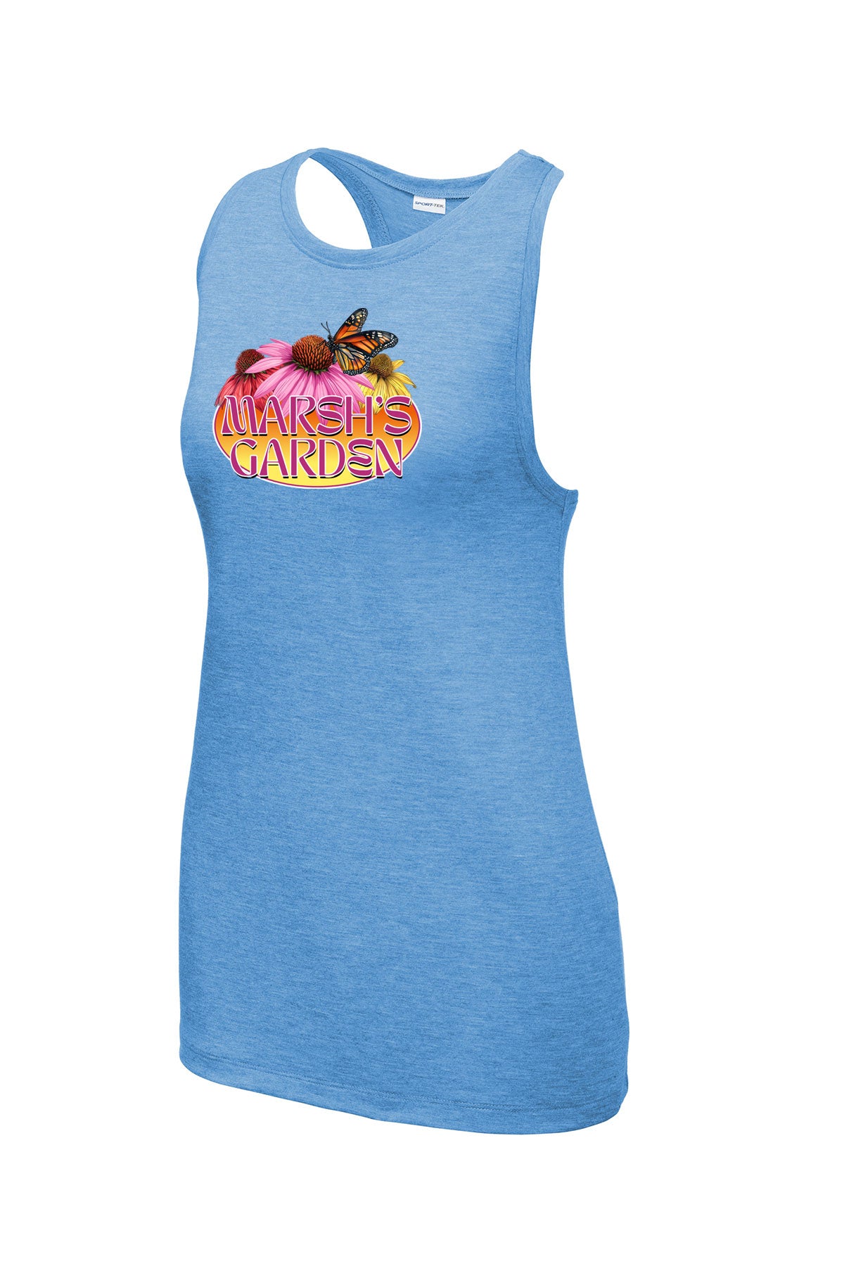 Butterfly Blooms Sport-Tek Tank Top – Vibrant Floral & Nature-Inspired Design