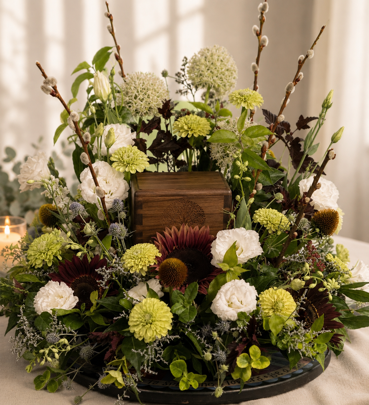 Nature Inspired Urn surround (Designers Choice)